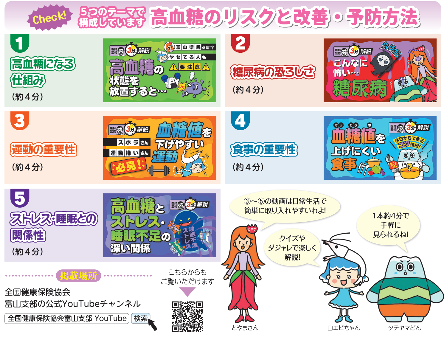 「血糖値」が気になる方必見！オリジナル動画を作成しました